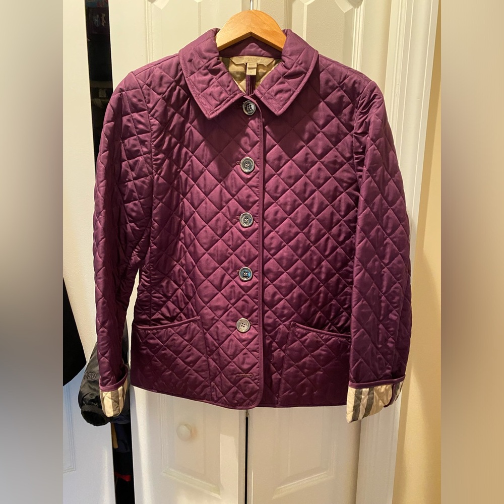 Burberry Quilted Jacket Sz M